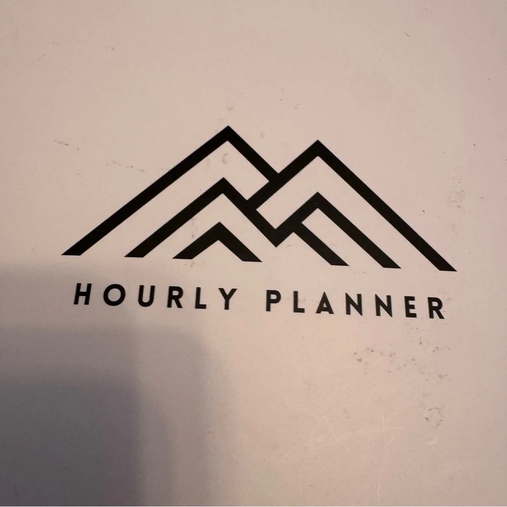 Productivity Store Hourly Planner Max A4 Navy Blue Notebook‎ Book Stickers New
